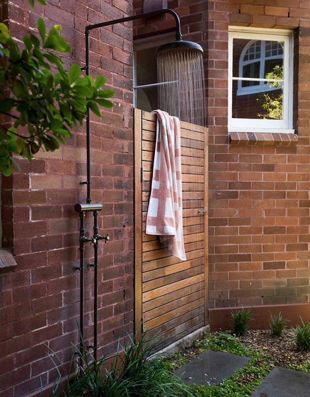 outdoor shower